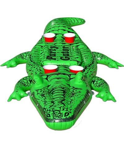 GoPong Giant Party Gator Floating Alligator with Cooler and Cup Holders Over 6' Long $43.05 Swimming Pool & Outdoor Water Toys