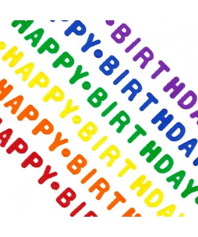 Opaque Unlit Rainbow Happy Birthday Necklace Assorted Pack of 12 $26.17 Kids' Dress-Up Accessories