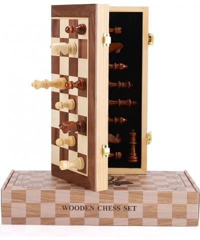 Chess Board Chess Sets for Adults Magnetic Chess Set Wooden Travel Chess Set for Kids Folding Chess Board Set with Crafted Ch...