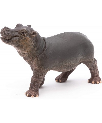 Hand-Painted - Figurine -Wild Animal Kingdom - Hippopotamus Calf -50052 -Collectible - for Children - Suitable for Boys and G...