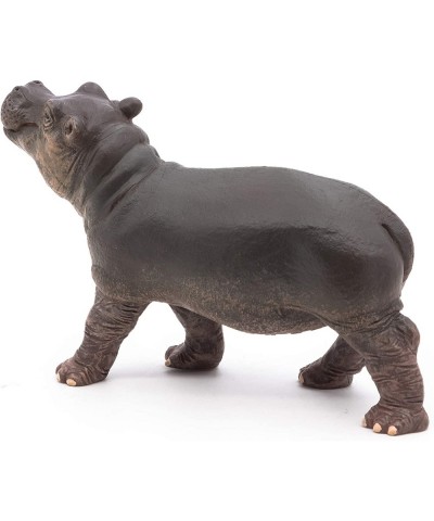 Hand-Painted - Figurine -Wild Animal Kingdom - Hippopotamus Calf -50052 -Collectible - for Children - Suitable for Boys and G...