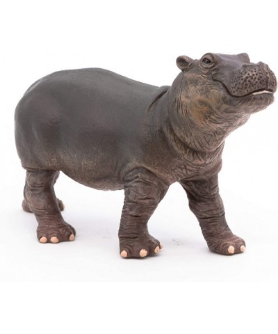 Hand-Painted - Figurine -Wild Animal Kingdom - Hippopotamus Calf -50052 -Collectible - for Children - Suitable for Boys and G...