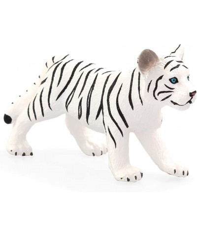 White Tiger cub Standing Toy Figure $17.66 Kids' Play Animal Figures