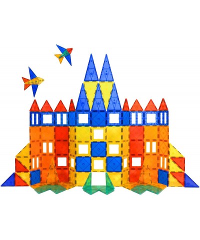 Magnetic Tiles and Building Blocks (100-Piece Set) $68.24 Toy Magnetic Building Sets