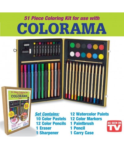 Colorama Colored Pencils - Color Kit with Case- 51pc $16.60 Kids' Drawing & Painting Supplies