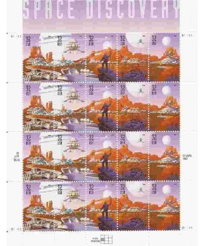 Space Discovery - Sheet of Twenty 32 Cent Stamps Scott 3238-42 $17.32 Collectible Postage Stamps