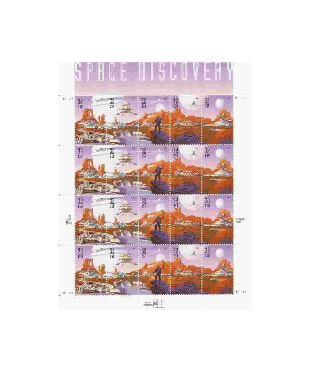 Space Discovery - Sheet of Twenty 32 Cent Stamps Scott 3238-42 $17.32 Collectible Postage Stamps