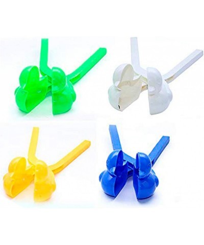 4PCS Duck Shape Snowball Maker Upgrade Thicken Snowball Maker Clip Set for Kids Outdoor Play Snow Clip Toys Sand Mold Tool (R...