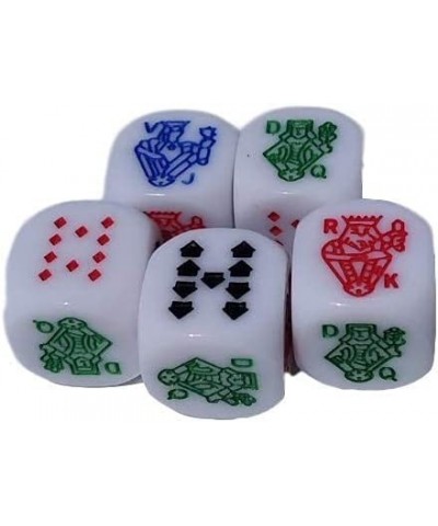 Cup Poker dice Game Set with Cup Leather Lined (cubilete)…Honey $38.05 Game Accessories