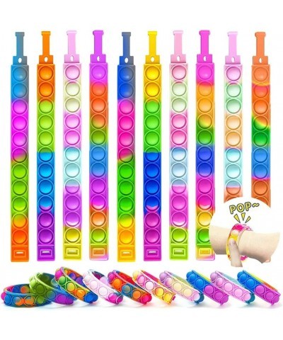 20 Pcs Pop Fidget Bracelet Stress Relief Wristband Fidget Toys Push Pop Bubble Sensory Fidget Hand Finger (20Pcs) $16.23 Fidg...