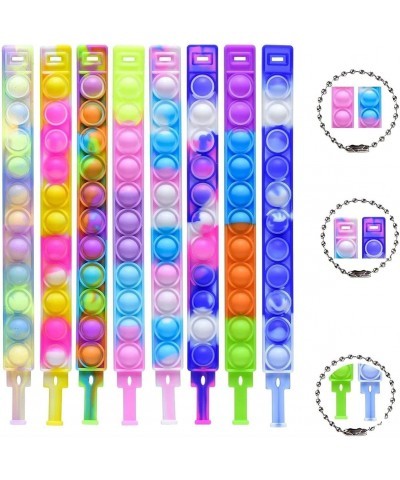 20 Pcs Pop Fidget Bracelet Stress Relief Wristband Fidget Toys Push Pop Bubble Sensory Fidget Hand Finger (20Pcs) $16.23 Fidg...