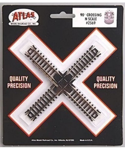 Atlas N Code 80 Nickel Silver 90 degree Crossing Trains $23.51 Toy Vehicle Playsets