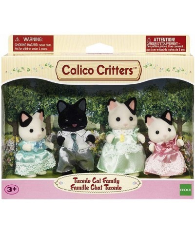 Tuxedo Cat Family Set $63.54 Play Figure Playsets