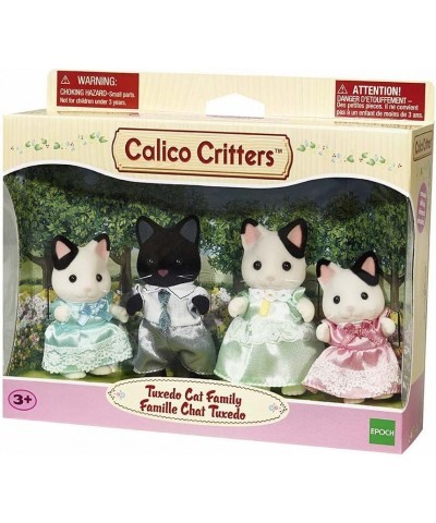 Tuxedo Cat Family Set $63.54 Play Figure Playsets