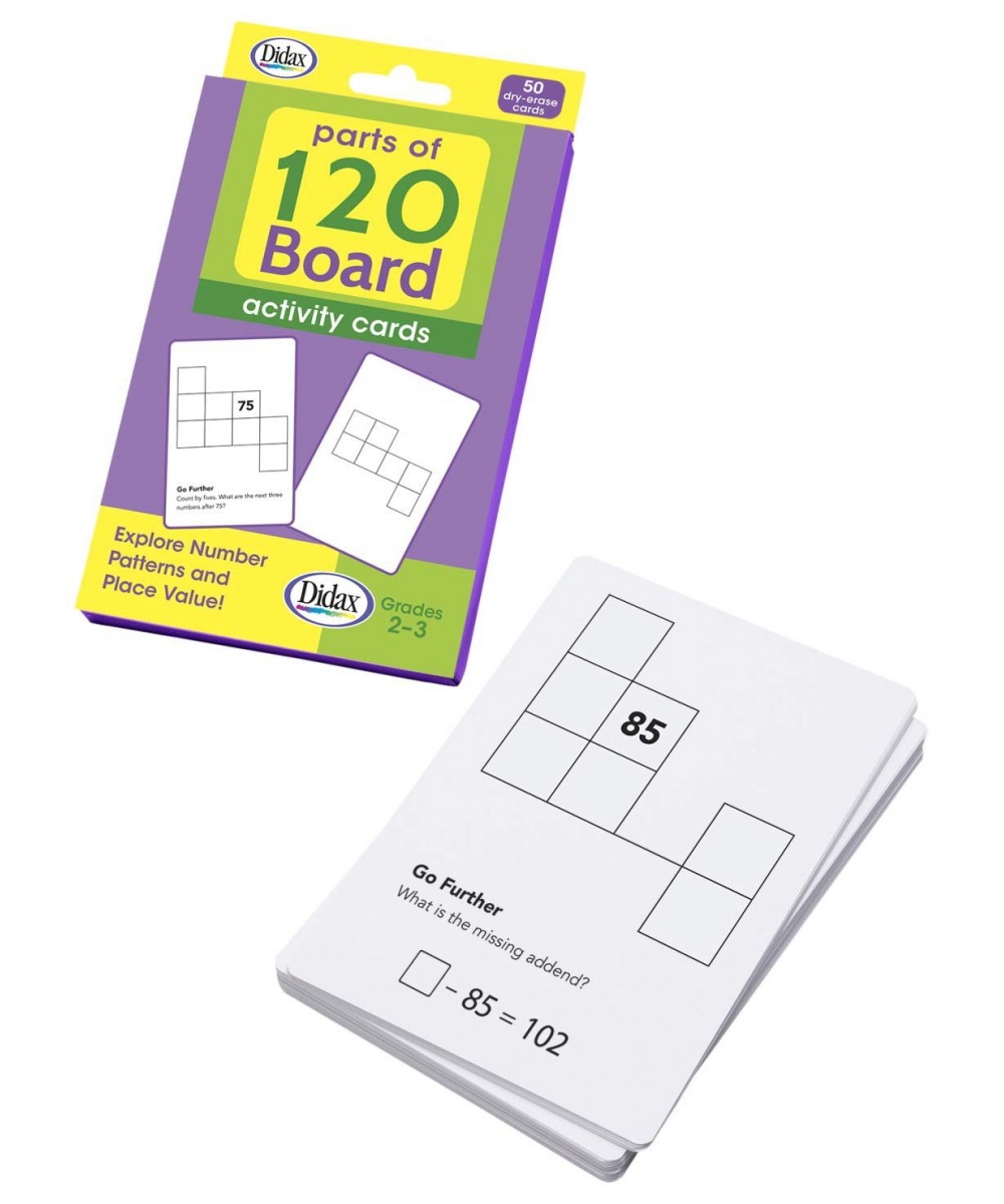 Parts of 120 Board Activity Cards Grades 2 to 3 White $25.85 Educational Flash Cards