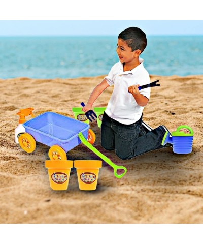 Garden Wagon & Tools Toy Set Premium 15Piece Gardening Tools & Wagon Toy Set – Sturdy & Durable - Top Yd Beach Sand Garden To...