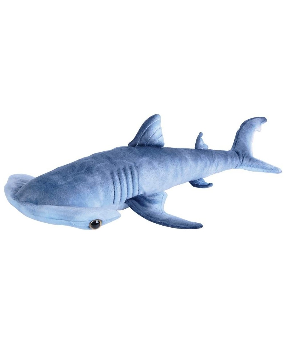 Blue Printed Hammerhead Shark Plush Toy 24 Inches Long $40.85 Plush Figure Toys