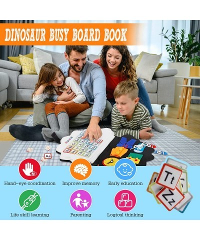 Toddler Dinosaur Busy Board Toys Montessori Toys for Toddlers 1 2 3 4 5 Year Old Sensory Toys for Preschool Learning Activiti...