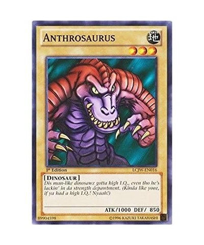 Anthrosaurus (LCJW-EN016) - Legendary Collection 4: Joey's World - 1st Edition - Common $11.16 Card Games