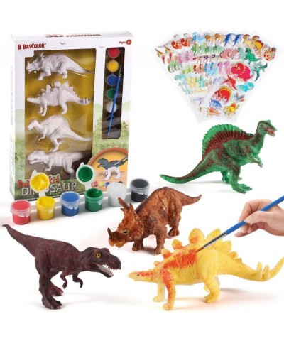 NEOWOWS Kids Crafts and Arts Supplies Set Painting Kit Decorate Your Own Dinosaur Figurines DIY Dinosaur Arts Crafts 3D Paint...