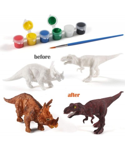 NEOWOWS Kids Crafts and Arts Supplies Set Painting Kit Decorate Your Own Dinosaur Figurines DIY Dinosaur Arts Crafts 3D Paint...