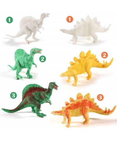 NEOWOWS Kids Crafts and Arts Supplies Set Painting Kit Decorate Your Own Dinosaur Figurines DIY Dinosaur Arts Crafts 3D Paint...