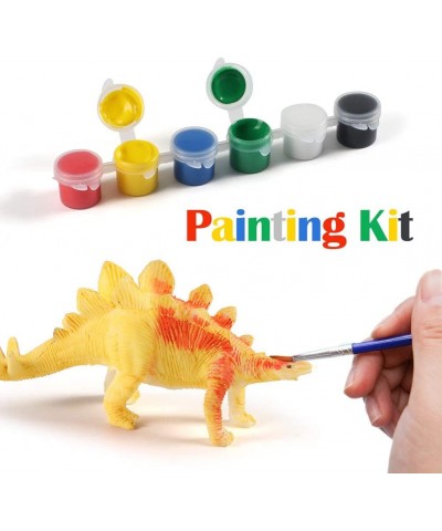 NEOWOWS Kids Crafts and Arts Supplies Set Painting Kit Decorate Your Own Dinosaur Figurines DIY Dinosaur Arts Crafts 3D Paint...