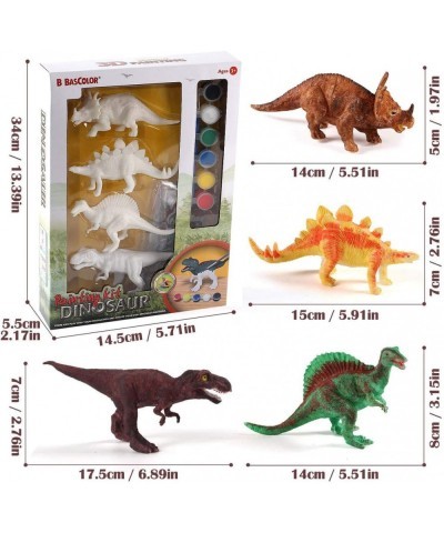 NEOWOWS Kids Crafts and Arts Supplies Set Painting Kit Decorate Your Own Dinosaur Figurines DIY Dinosaur Arts Crafts 3D Paint...