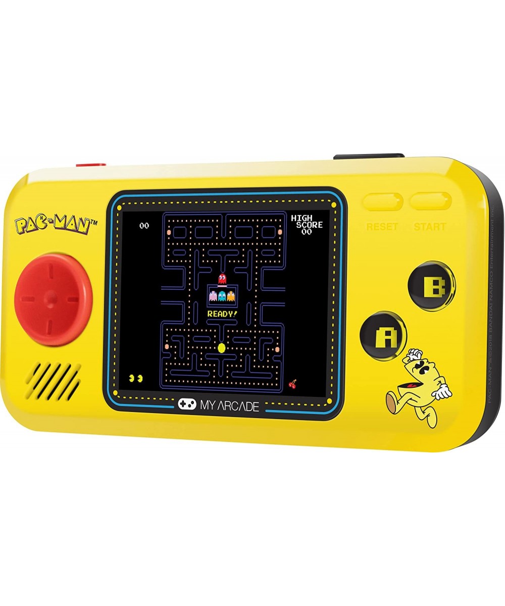 My Arcade Pocket Player Handheld Game Console: 3 Built In Games Pac-Man Pac-Panic Pac-Mania Collectible Full Color Display Sp...