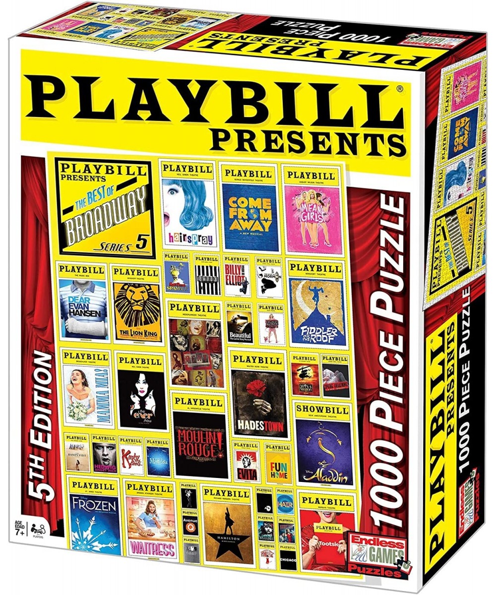 Playbill Broadway Cover - 1000 Piece Jigsaw Puzzle $21.34 Jigsaw Puzzles