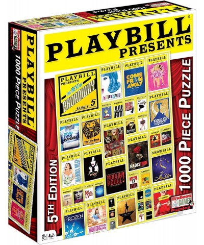 Playbill Broadway Cover - 1000 Piece Jigsaw Puzzle $21.34 Jigsaw Puzzles