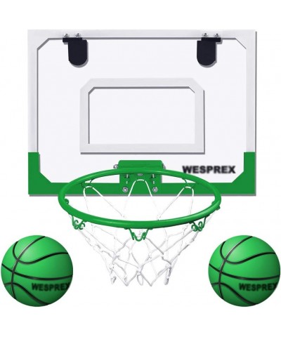 Indoor Mini Basketball Hoop Set for Kids with 2 Balls 16" x 12" Basketball Hoop for Door Wall Living Room and Office Use with...