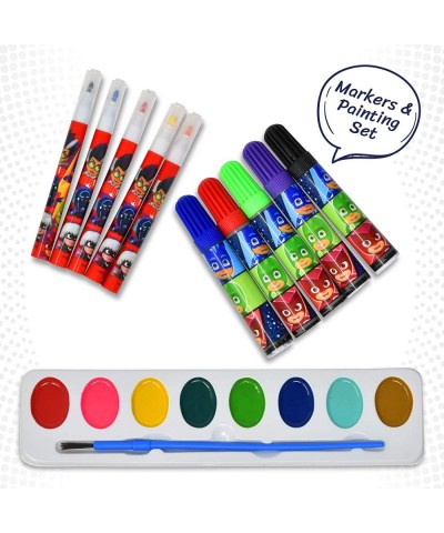 Masks Coloring and Activity Art Tub Includes Markers Stickers Mess Free Crafts Color Kit in Art Tub for Toddlers Boys and Kid...