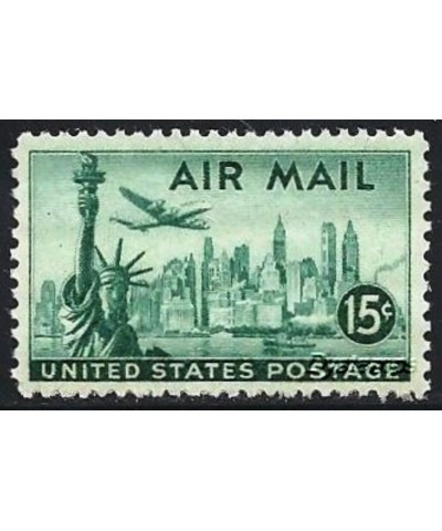 United States (U.S.) Scott C-35 (C35) - 15 Cent Statue of Liberty Air Mail - From 1947 - Collectible Postage Stamp $11.90 Col...