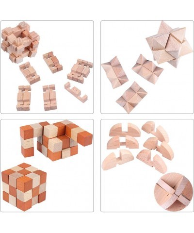 Brain Teaser Puzzle for Kids Adults Puzzle Games Wooden and Metal 3D Unlock Interlocking Puzzle Educational Toy 28Pcs $48.65 ...