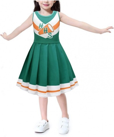 Girls Cheerleading Dresses Cute Cheerleader Halloween Costume $31.12 Kids' Costumes