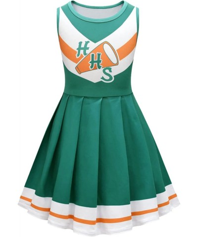 Girls Cheerleading Dresses Cute Cheerleader Halloween Costume $31.12 Kids' Costumes