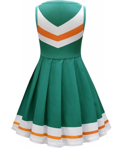 Girls Cheerleading Dresses Cute Cheerleader Halloween Costume $31.12 Kids' Costumes