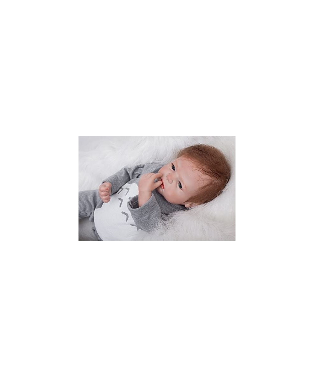 22'' Reborn Baby Dolls Silicone Boys That Look Real Lifelike Toddler Live Babies Girls Realistic Eyes Open Cheap $73.79 Dolls