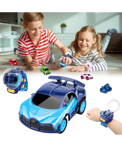 Watch Remote Control Car Toy Upgraded 2.4GHz Mini Wrist Remote Control Car for Kids TikTok Cartoon RC Watch Racing Car USB Ch...