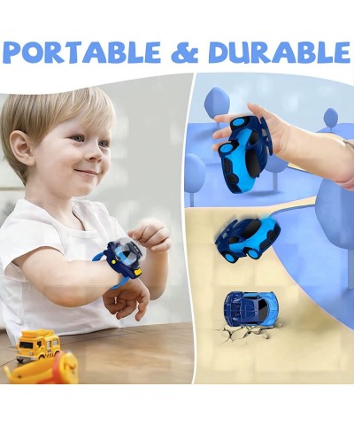 Watch Remote Control Car Toy Upgraded 2.4GHz Mini Wrist Remote Control Car for Kids TikTok Cartoon RC Watch Racing Car USB Ch...