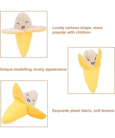 Plush Banana Creative Squeaky Mini Decoration Pendant Plush Toy for Baby for Handbag for Key Chain for Infant for Stroller $2...