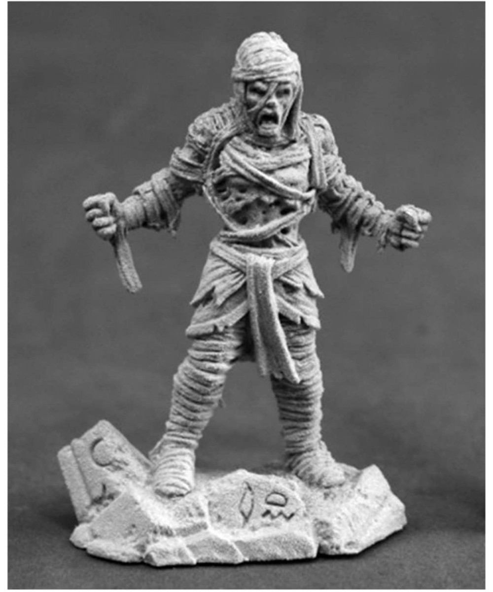 Miniatures Sethis Mummy King 03842 Dark Heaven Legends Unpainted Metal $18.03 Miniature Novelty Toys