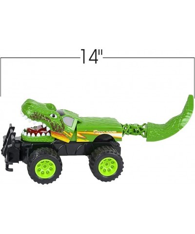 14 Inch Remote Control Dinosaur Monster Truck Dino RC Toy Car - Battery Operated - Unique Birthday Gift for Boys and Girls - ...