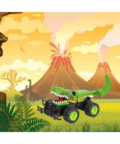 14 Inch Remote Control Dinosaur Monster Truck Dino RC Toy Car - Battery Operated - Unique Birthday Gift for Boys and Girls - ...