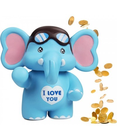 Piggy Bank for Boys Unbreakable Elephant Piggy Bank Girls Money Bank Practical Gifts Coin Bank for Birthday Baby Shower New Y...