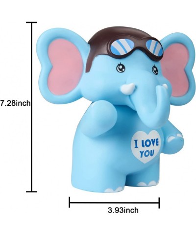 Piggy Bank for Boys Unbreakable Elephant Piggy Bank Girls Money Bank Practical Gifts Coin Bank for Birthday Baby Shower New Y...