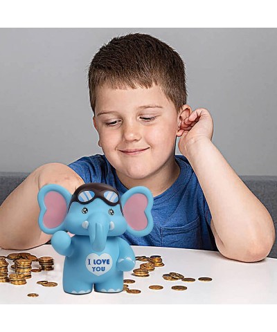 Piggy Bank for Boys Unbreakable Elephant Piggy Bank Girls Money Bank Practical Gifts Coin Bank for Birthday Baby Shower New Y...