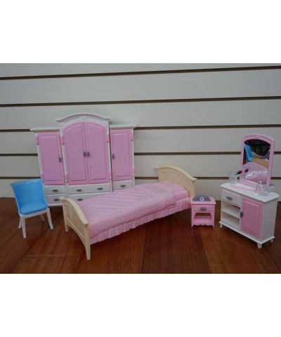 My Fancy Life Bed Room & Wardrobe Doll Furniture Play Set $48.73 Dollhouse Accessories