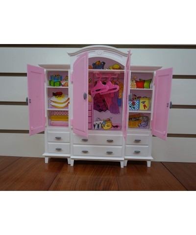 My Fancy Life Bed Room & Wardrobe Doll Furniture Play Set $48.73 Dollhouse Accessories